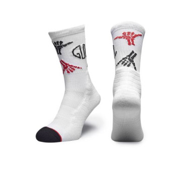 Gul Shaka Surf Sign Performance Sports Socks - White/Red 