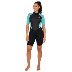Matai Ladies 3mm Shortie Wetsuit - Teal