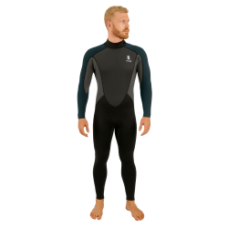 Matai Mens 3/2mm Full Wetsuit - Black/Navy