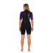 Matai Ladies 3mm Shortie Wetsuit - Mulberry
