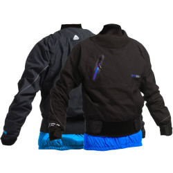 Gul Yampa Waterproof Breathable Dry Cag -  Black/Blue Aster  - Chest 35" - 38"